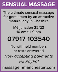 sensual massage naturist cheshire nudist naked nude gentleman mature lady M6 manchester paypal