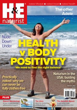 H&E February 2022 naturist nudist magazine health efficiency