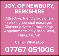 Joy of Newbury naturist massage nudist naked nude sensual berkshire