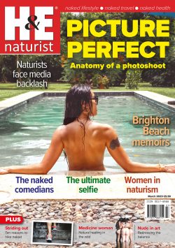 H&E March 2023 naturist nudist magazine health efficiency