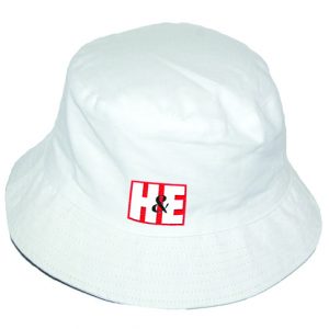 H&E white bucket hat
