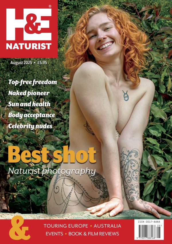 H&E naturist magazine August 2025 print edition